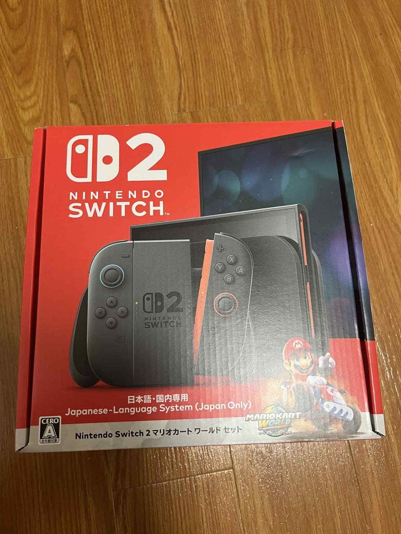 Nintendo Switch D2 日本語専用 マリオカートワールドセット付き