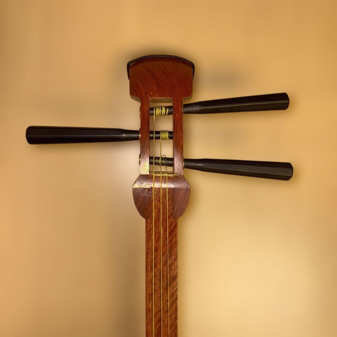 長唄三味線　細棹　ハードケース付き　最終値下げ