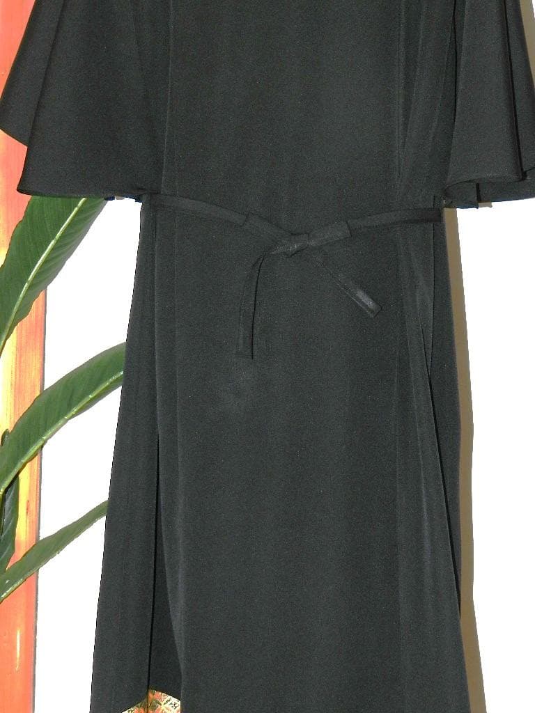 留袖　ワンピース　ドレス　フレアー袖　手書き友禅染　正絹　475　夢ちりめん