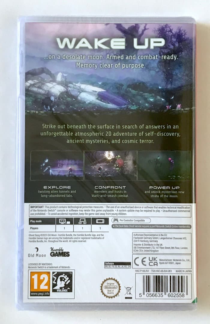 Ghost Song ゴーストソング　新品未開封 Switch