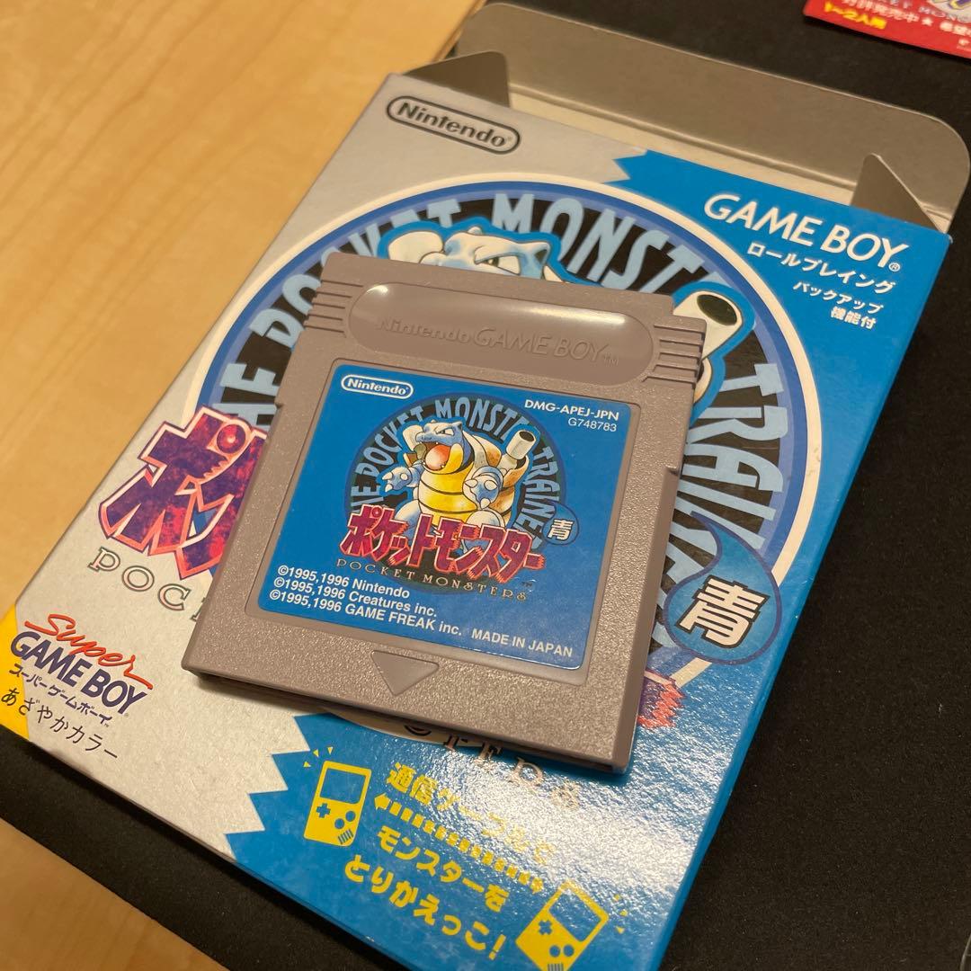 ポケットモンスター　青　初期　美品