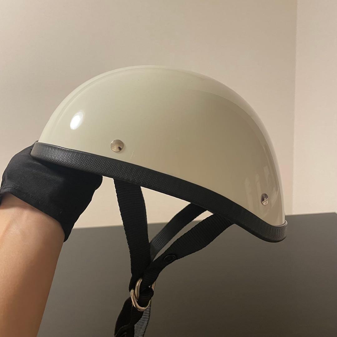 【美品】TT&CO USAイーグル　ヘルメット　アイボリー　M/L インテリア用