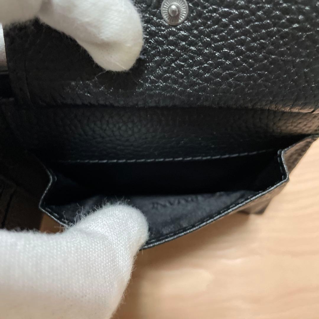 [新品未使用]エンポリオアルマーニ イーグルエンボスロゴ 二つ折り財布