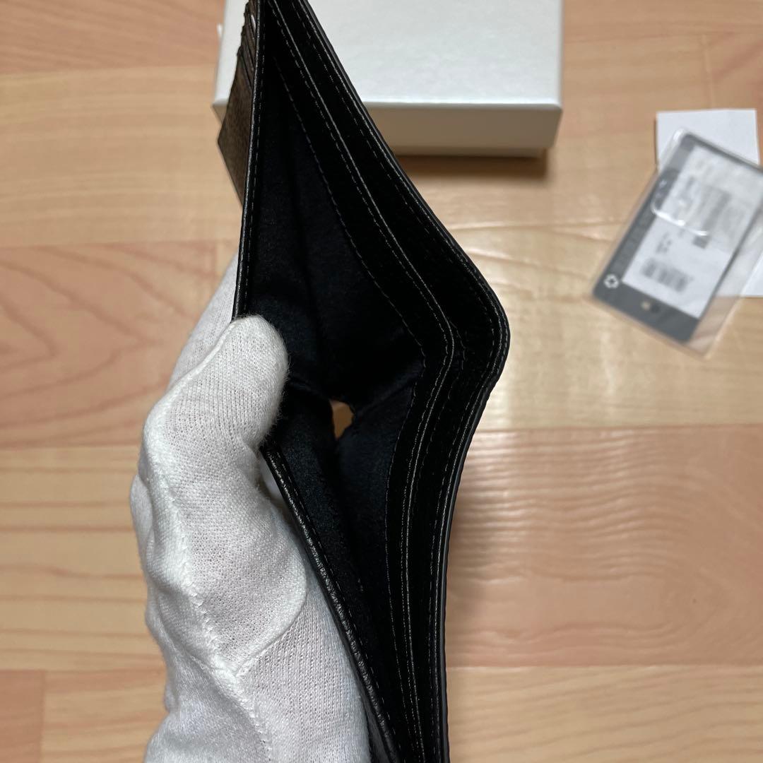 [新品未使用]エンポリオアルマーニ イーグルエンボスロゴ 二つ折り財布