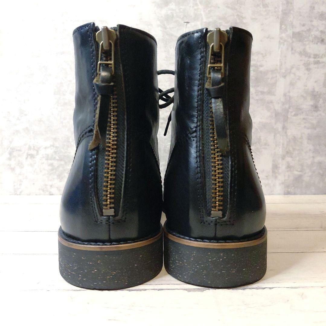 美品✨PADRONE バックジップ チャッカブーツ レースアップ 42 27.5