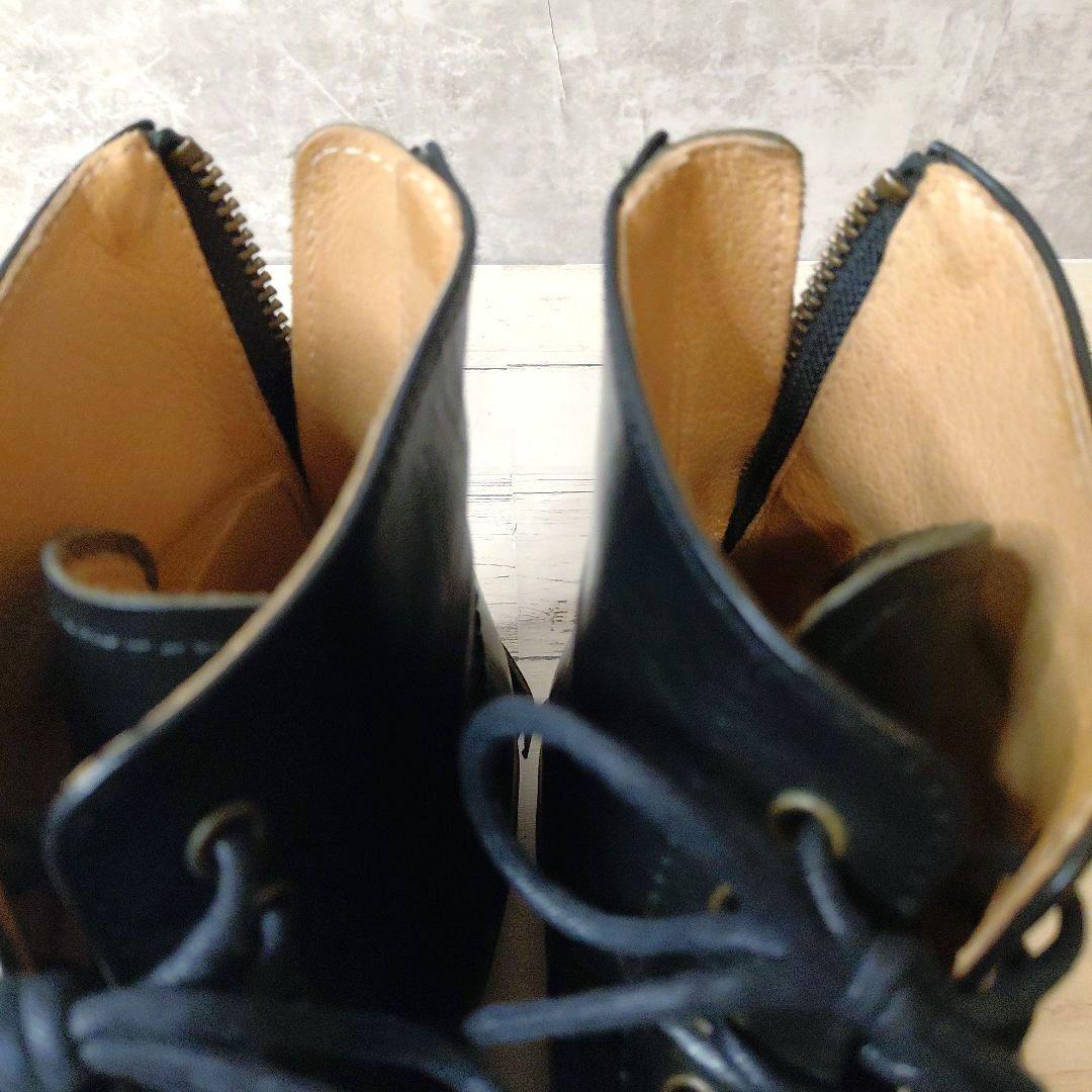 美品✨PADRONE バックジップ チャッカブーツ レースアップ 42 27.5