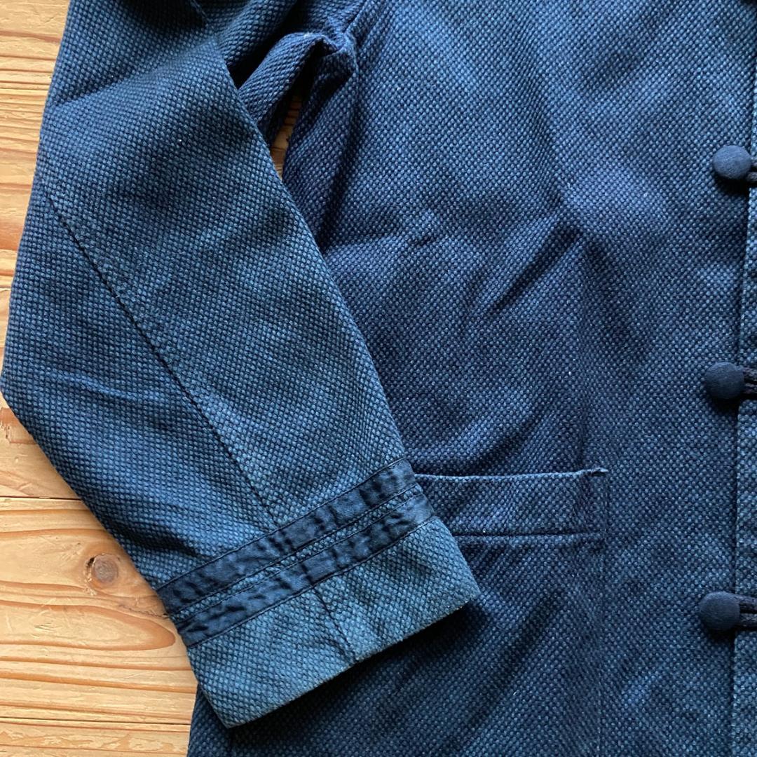 BLUE BLUE JAPAN 刺し子チャイナジャケット インディゴ size3