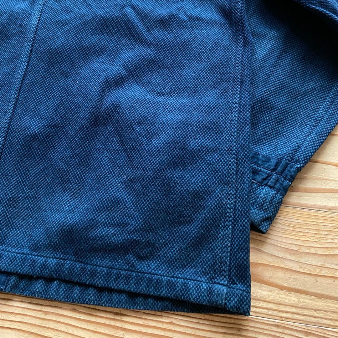 BLUE BLUE JAPAN 刺し子チャイナジャケット インディゴ size3
