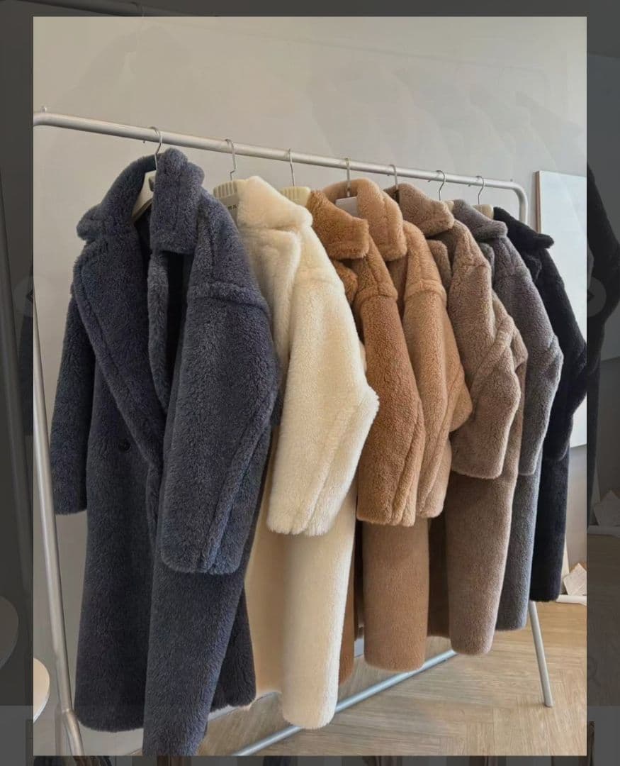 【新品】Rnyroom 　新型ボアコート　グレー