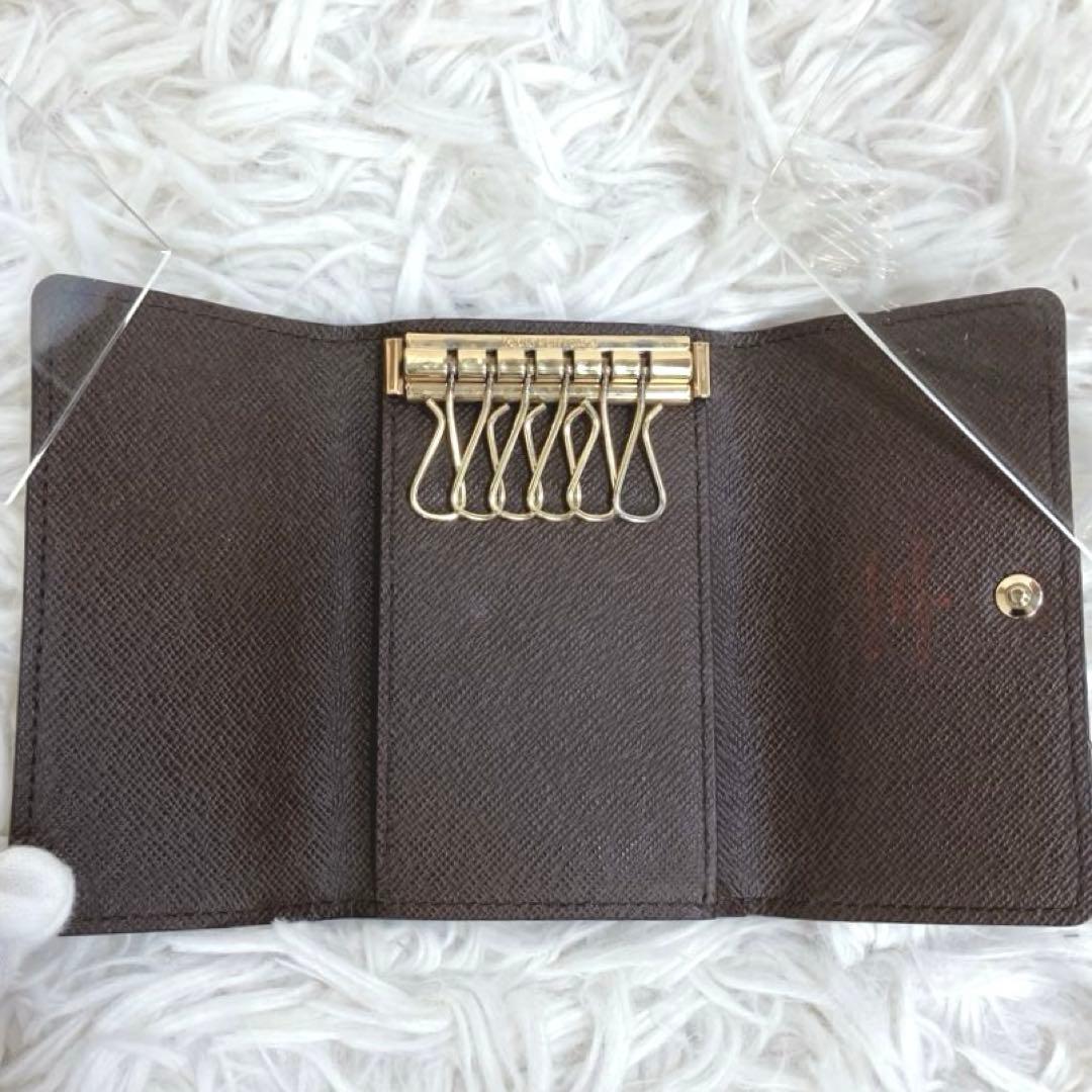 ちあ✨美品 ルイヴィトン ダミエ 6連レザーキーケース ミュルティクレ