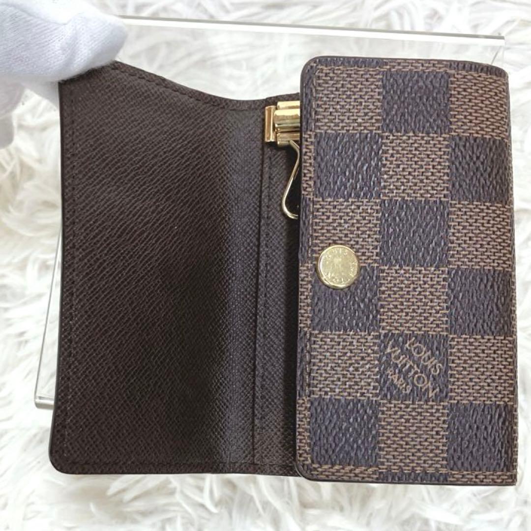 ちあ✨美品 ルイヴィトン ダミエ 6連レザーキーケース ミュルティクレ