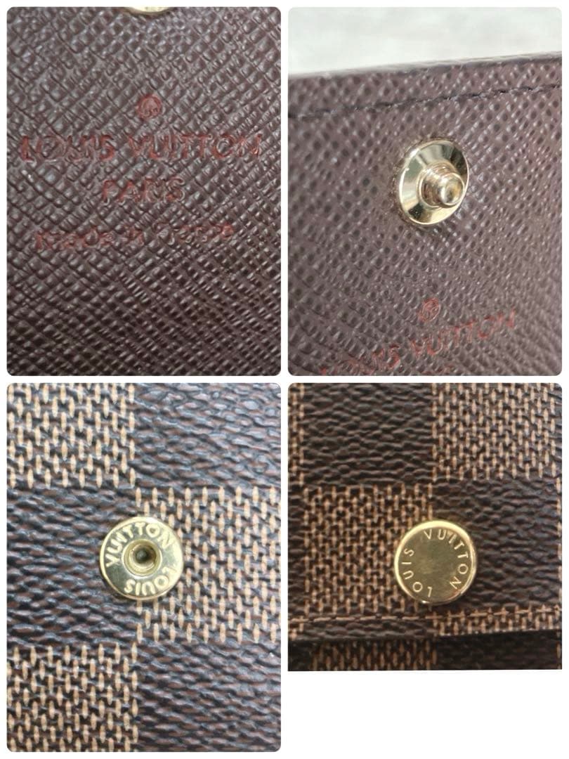 ちあ✨美品 ルイヴィトン ダミエ 6連レザーキーケース ミュルティクレ