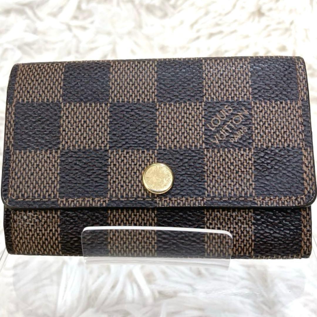 ちあ✨美品 ルイヴィトン ダミエ 6連レザーキーケース ミュルティクレ