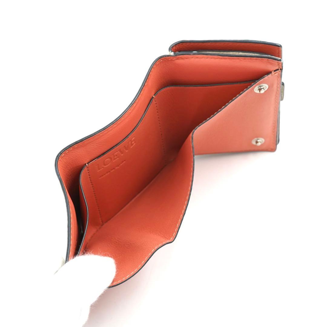 ✨未使用展示品✨　LOEWE ミニ財布　バーティカル　アナグラム　アマソナ
