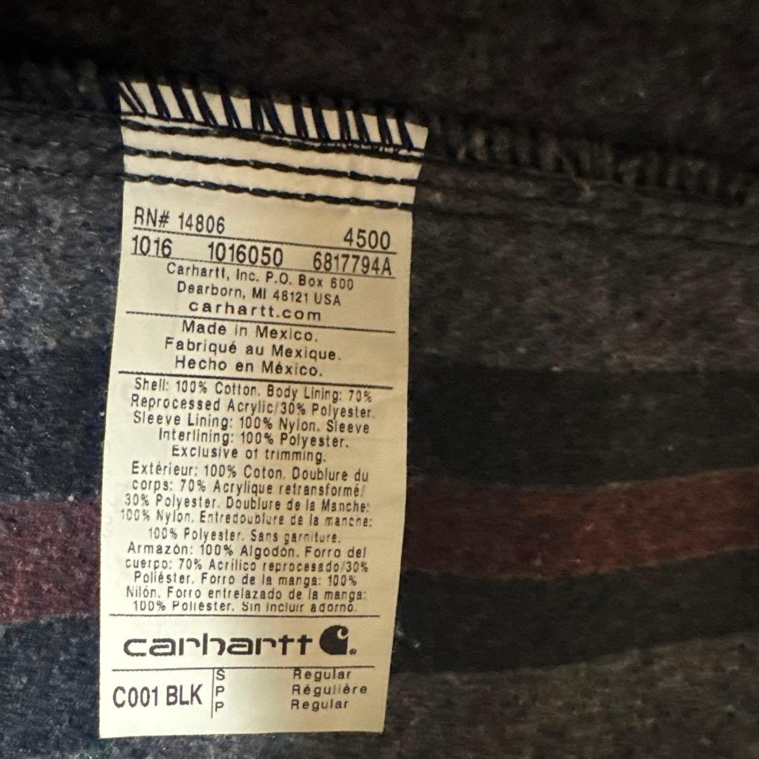 未使用ノンウォッシュCarhartt DUCK CHORE COAT S-REG