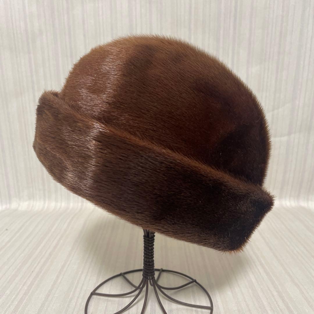 大*8様 保管品 ヴィゲーンズ wigens 毛皮 帽子 58cm