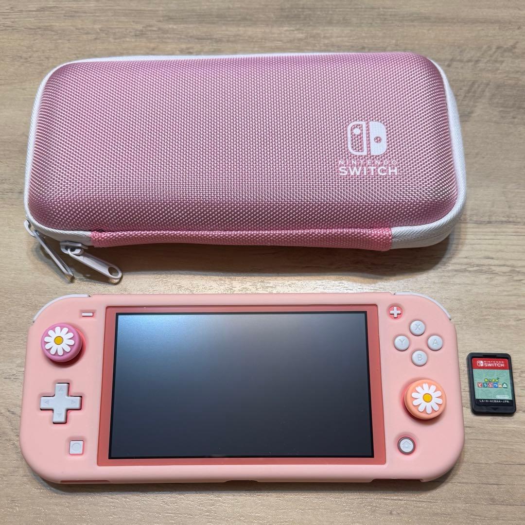 Nintendo Switch Lite + ケース + どうぶつの森