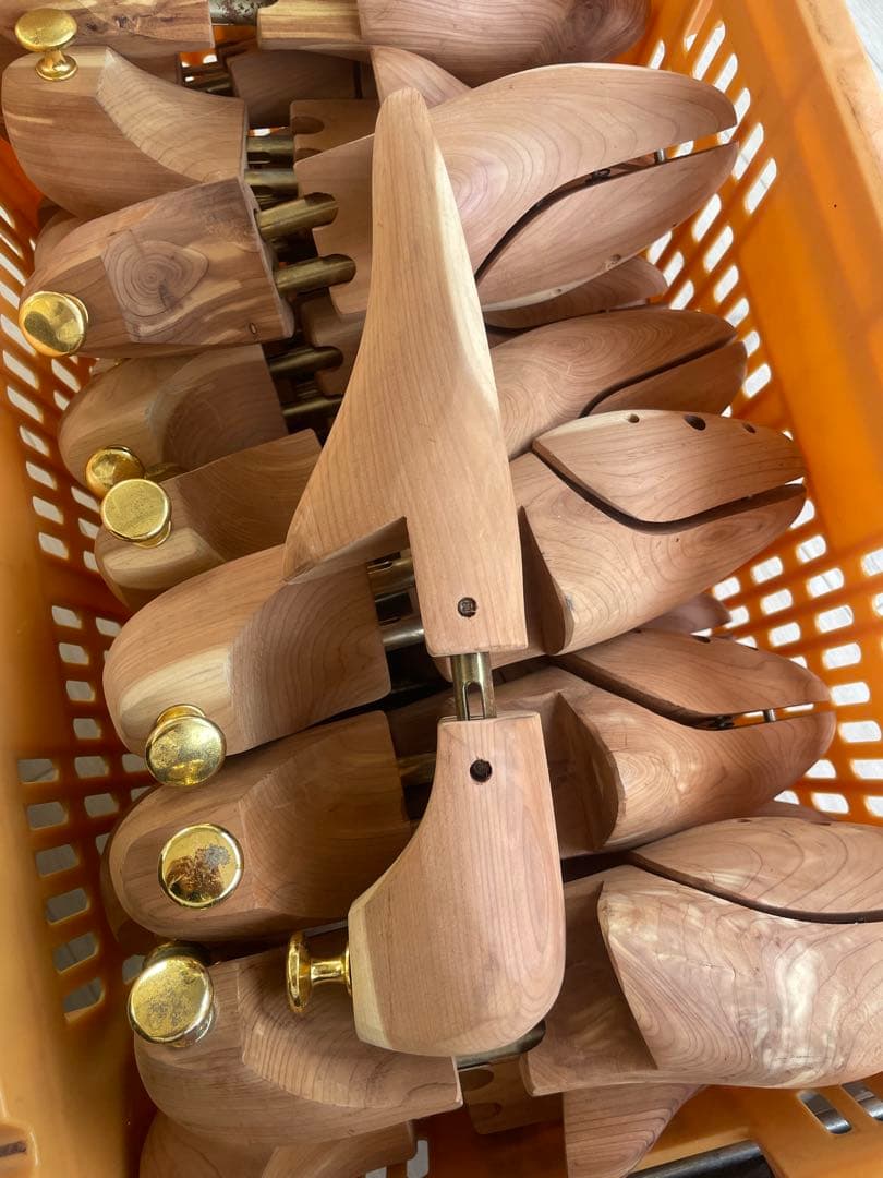 シューキーパー 天然木製 靴シワ伸ばし 約27-29cm 16足セット