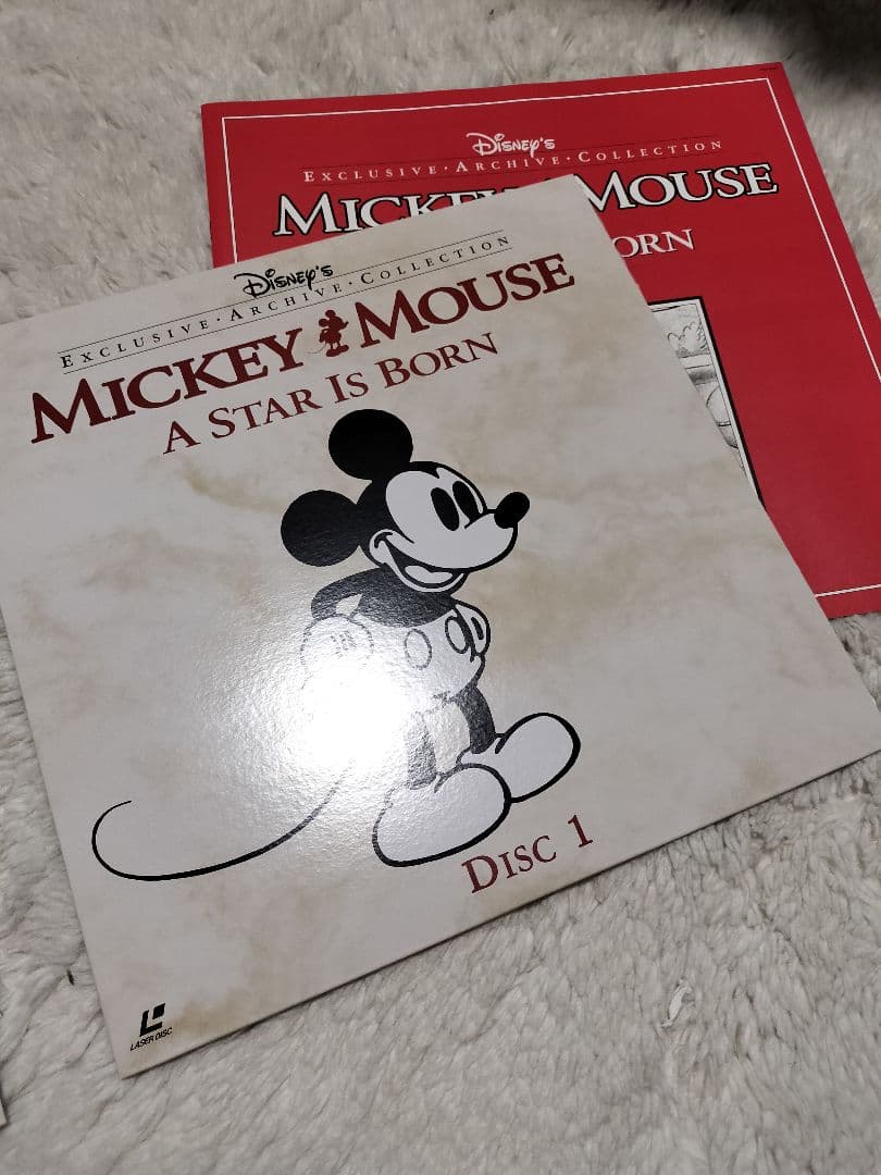 ディズニー　ミッキー　3枚組　レザーディスク　インテリア
