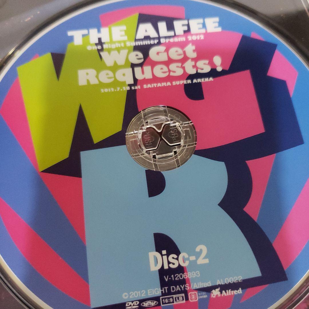 THE ALFEE 2012 We Get Requests!　DVD