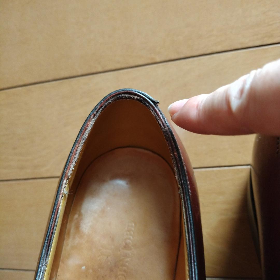 JOHN LOBB　ブラウンウィングチップレザーシューズ