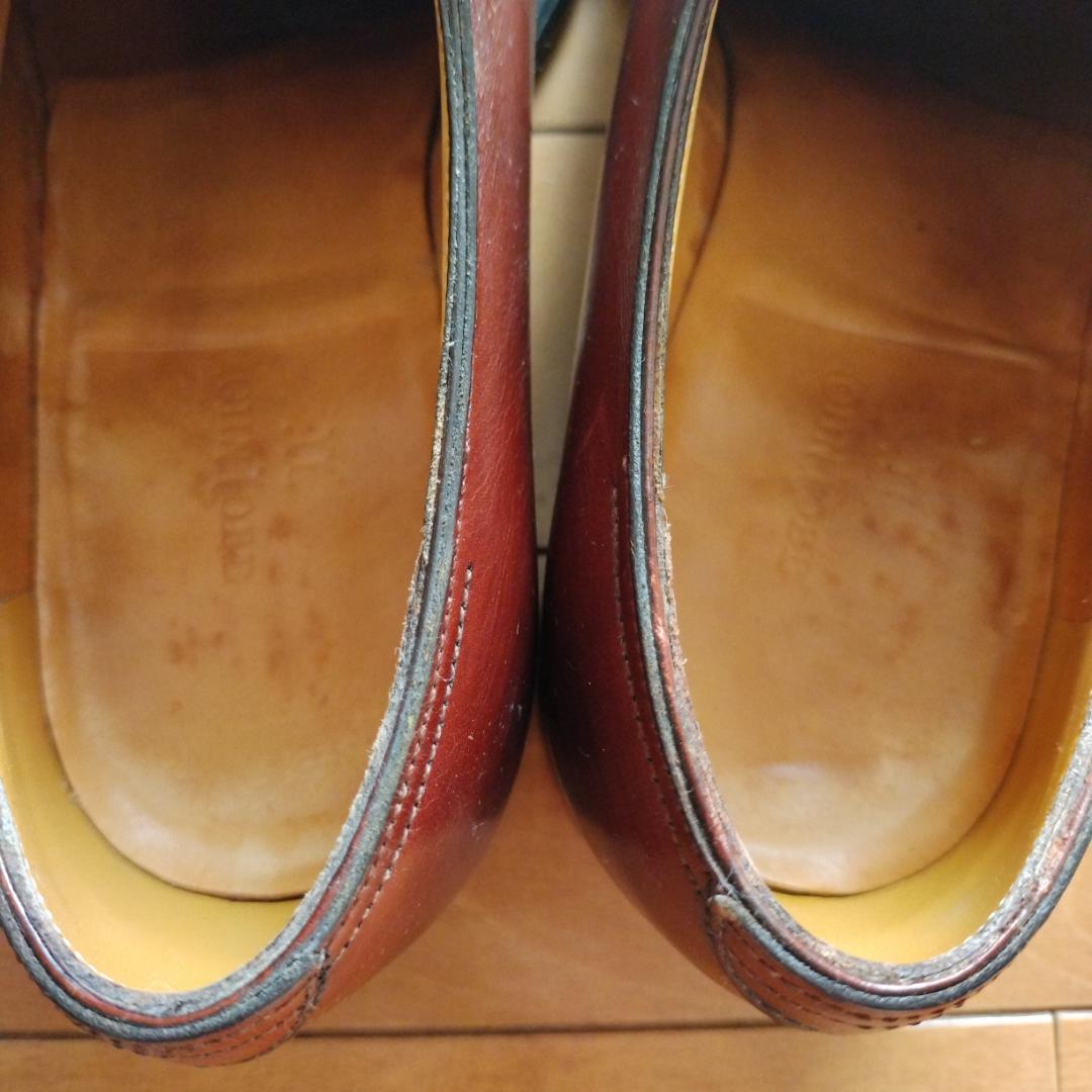 JOHN LOBB　ブラウンウィングチップレザーシューズ