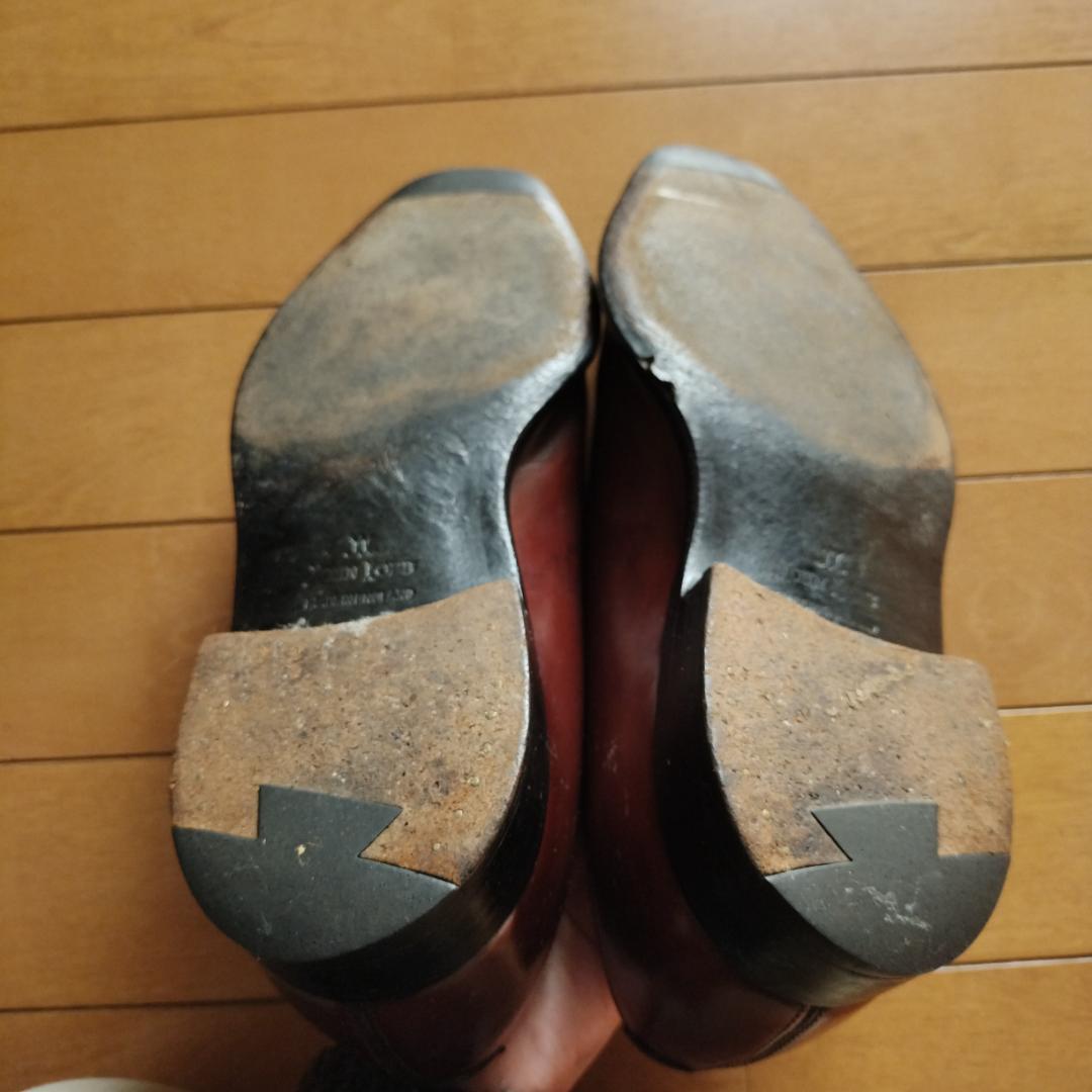 JOHN LOBB　ブラウンウィングチップレザーシューズ