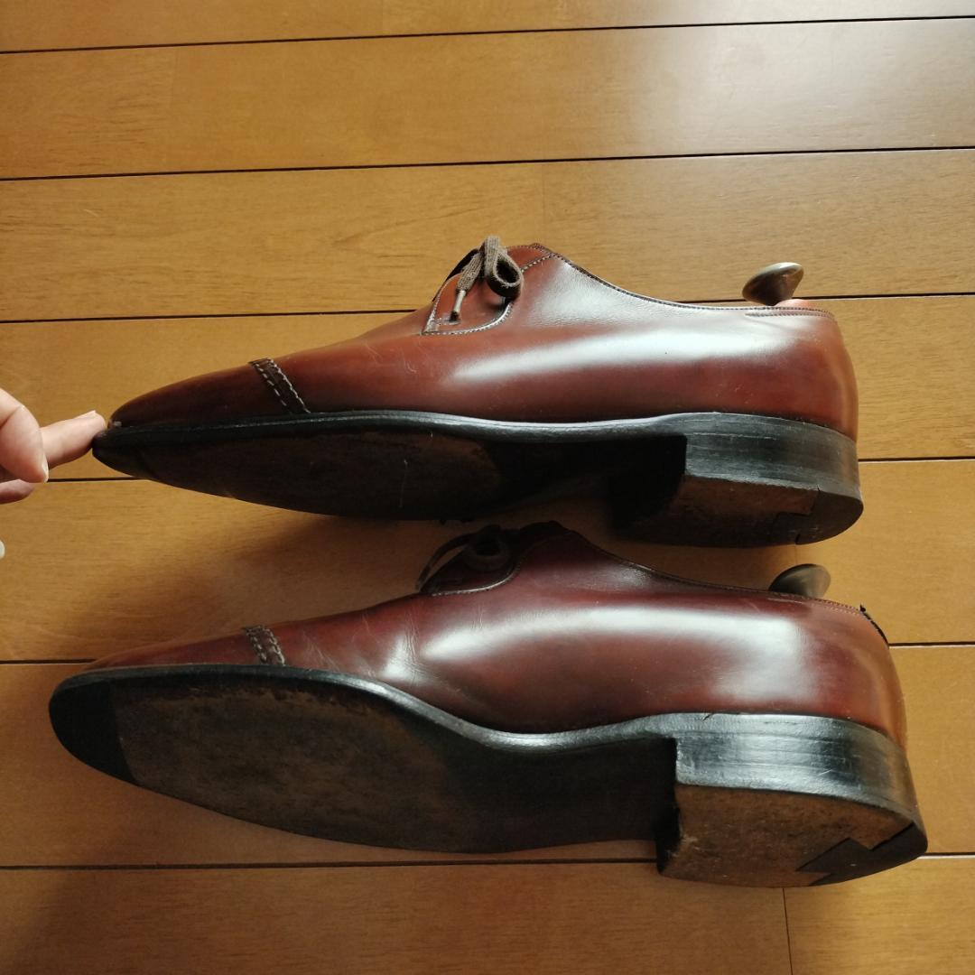 JOHN LOBB　ブラウンウィングチップレザーシューズ
