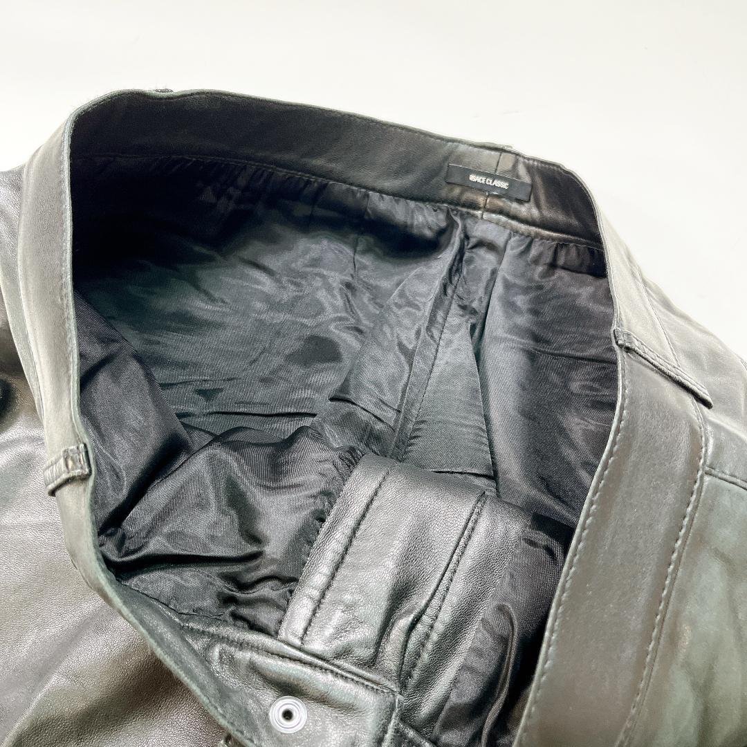 VERSACE CLASSIC ラム レザーパンツ ブラック 52 L 本革