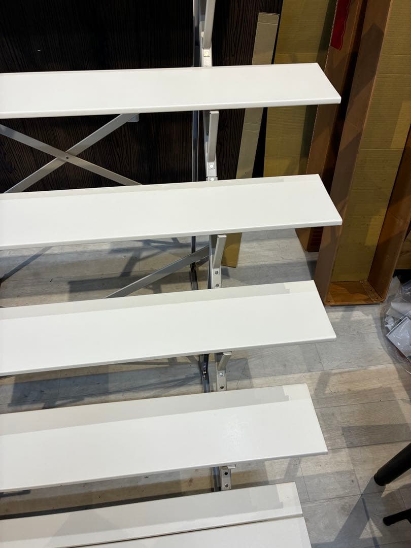 雛壇7段飾り　白色　40号　説明書あり