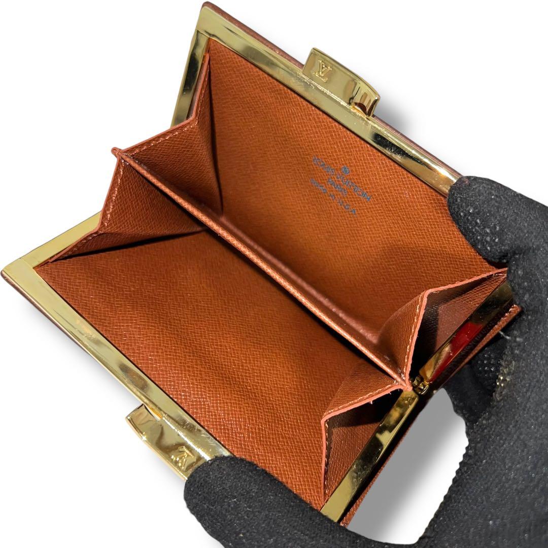 希少　ルイヴィトン　モノグラム　がま口財布　ケース　小銭入れ　USA限定
