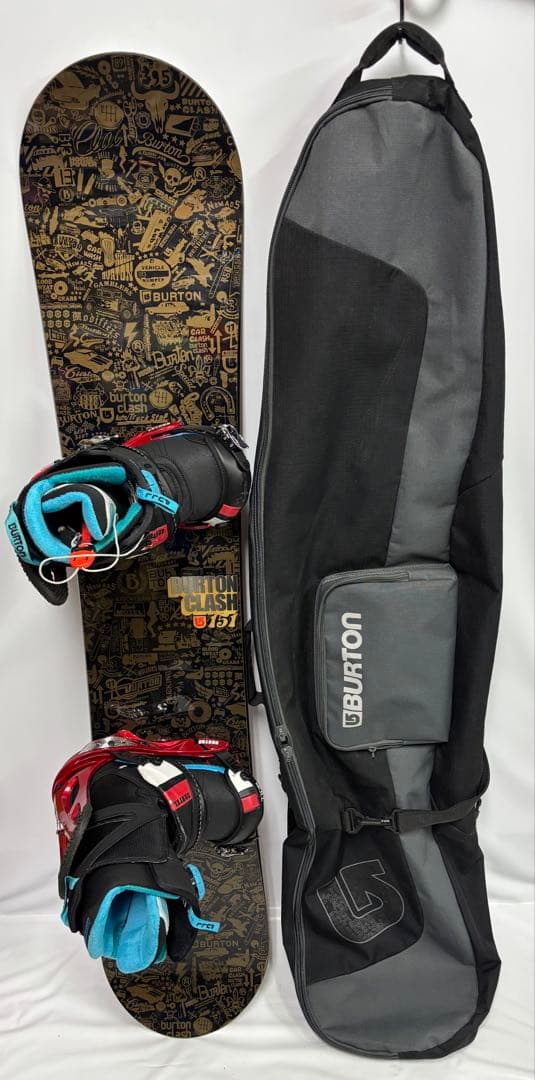 Burton CLASH スノーボード　151cm 4点セット