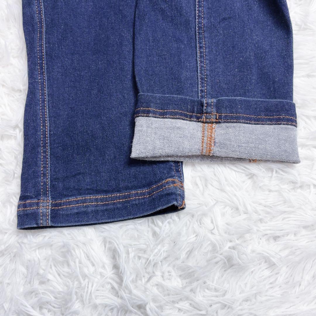 【グリップスワニー × ルートコー】 ワークパンツ デニム ストレッチ 濃紺