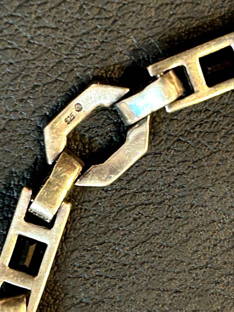 ビンテージ【Silver925】 ネックレス マーカサイト51.5g