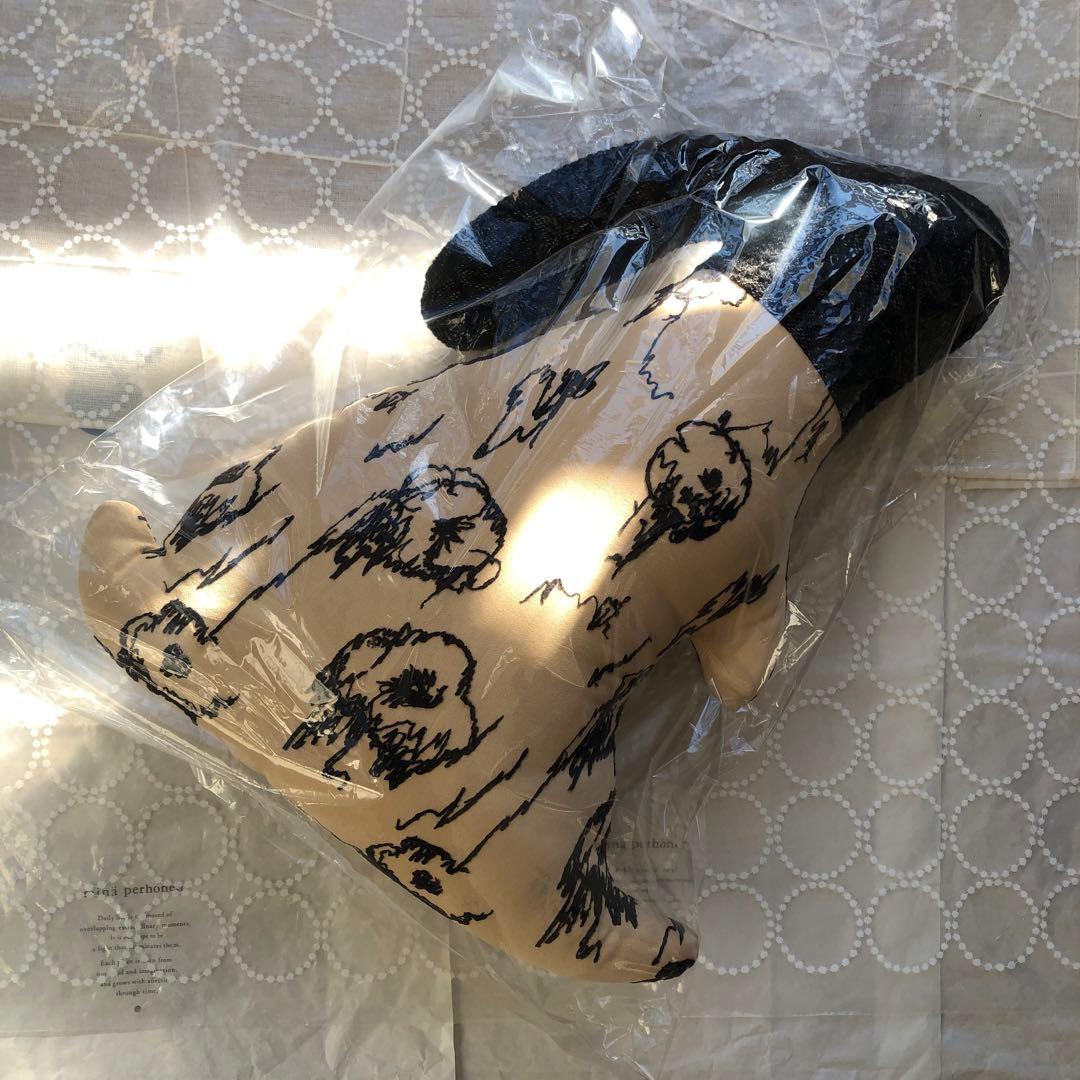 ミナペルホネン うさぎクッション　flow タンバリン