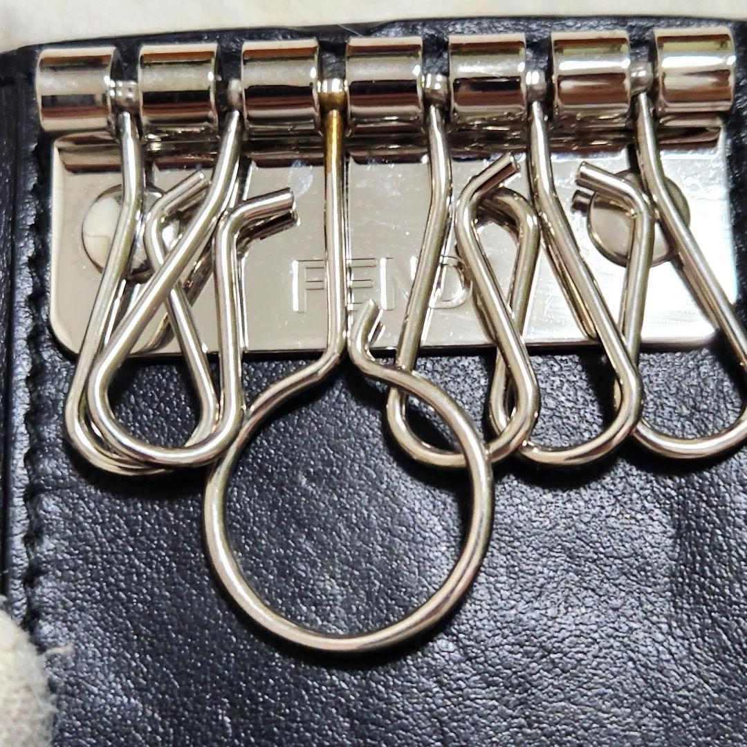 ✨極美品　付属品完備✨フェンディ　キーケース　6連　バイカラー　人気デザイン