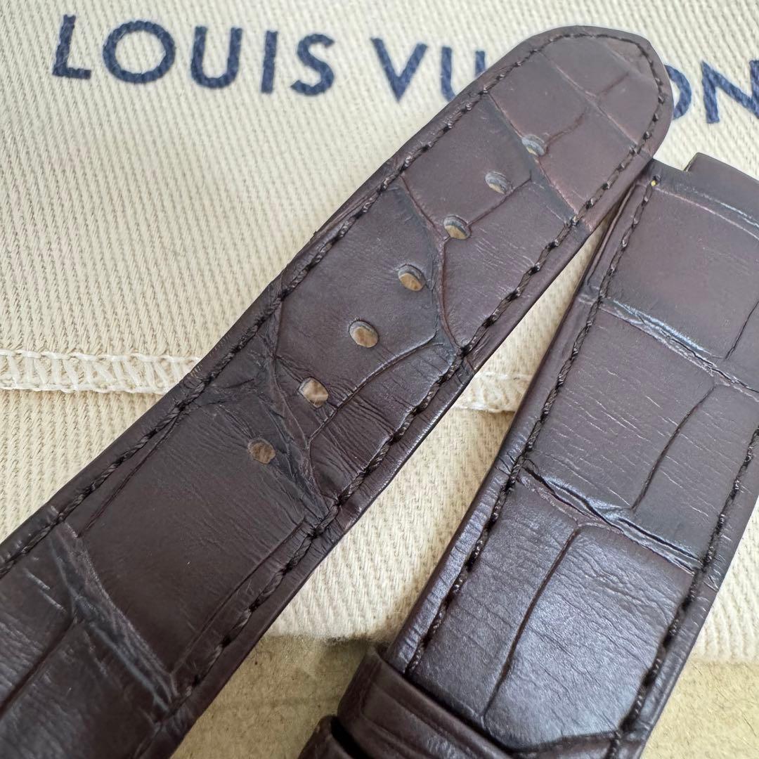 【美品】ルイヴィトン　タンブール　アリゲーター　革ベルト