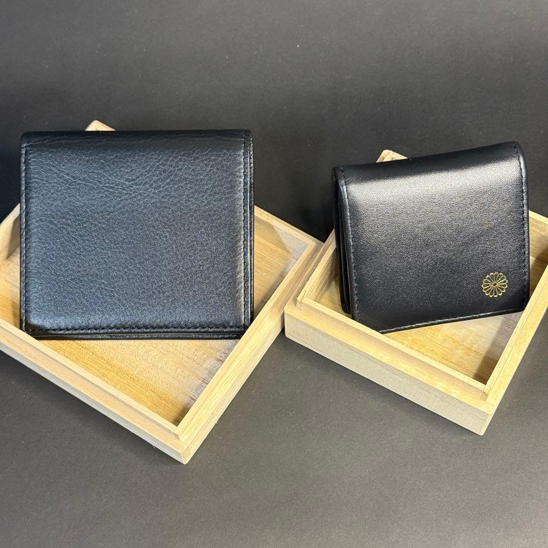 皇居　財布　二つ折　黒　ブラック　小銭入れ　新品未使用