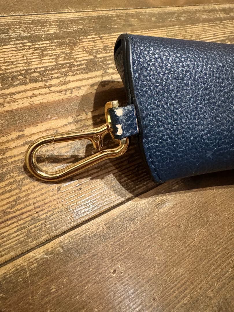 【未使用品】LOEWE ゴールド レザー ラウンドサングラス