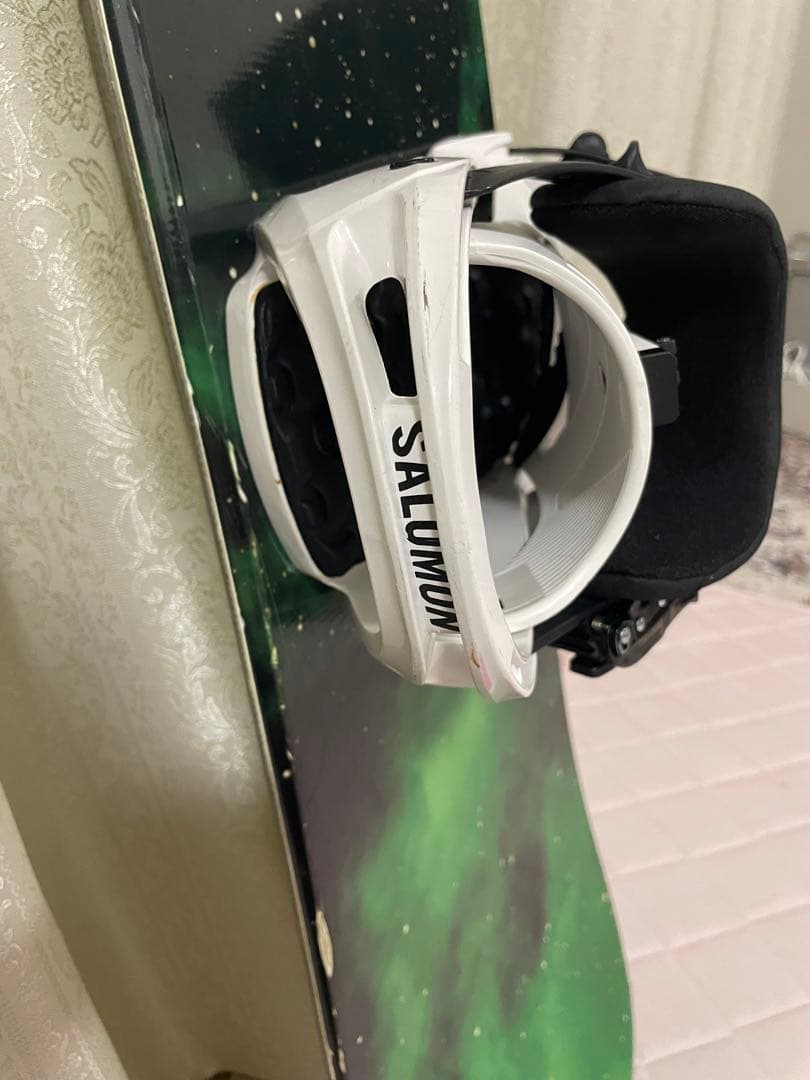 SALOMON バインディング ブーツセット スノーボード板 ケース付