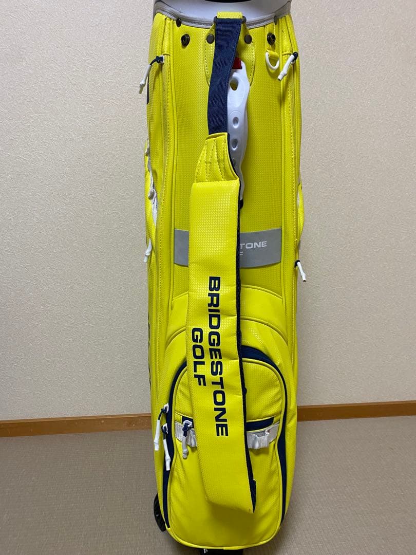 Kartoon　BRIDGESTONE GOLF キャディバッグ イエロー
