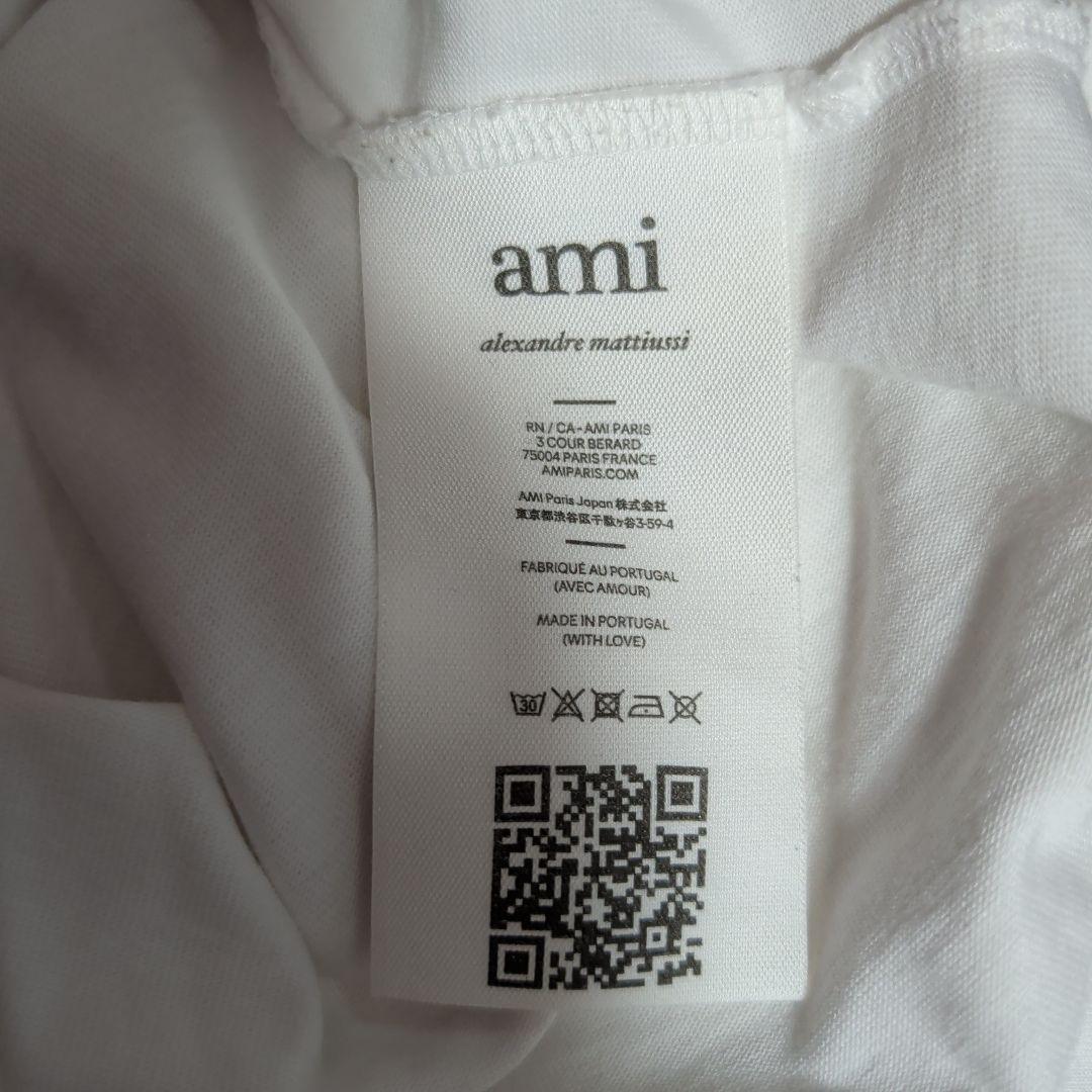 ami PARIS プリント ホワイト Tシャツ