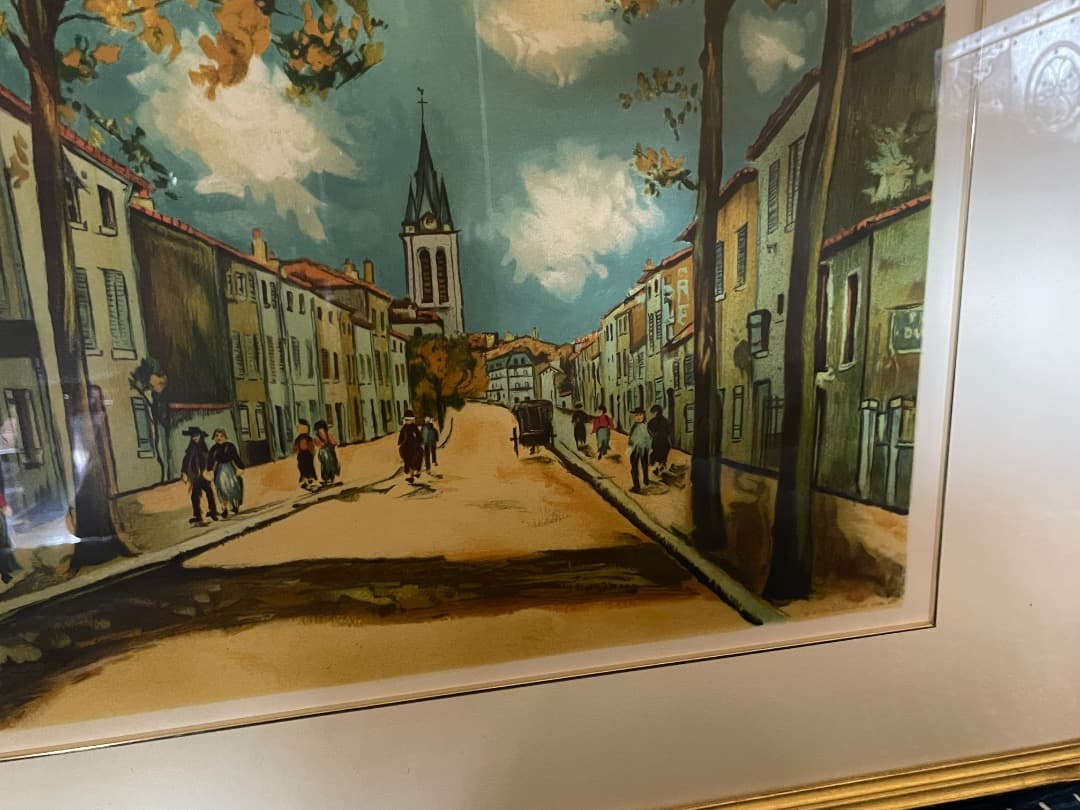 モーリス・ユトリロ（リトグラフ）