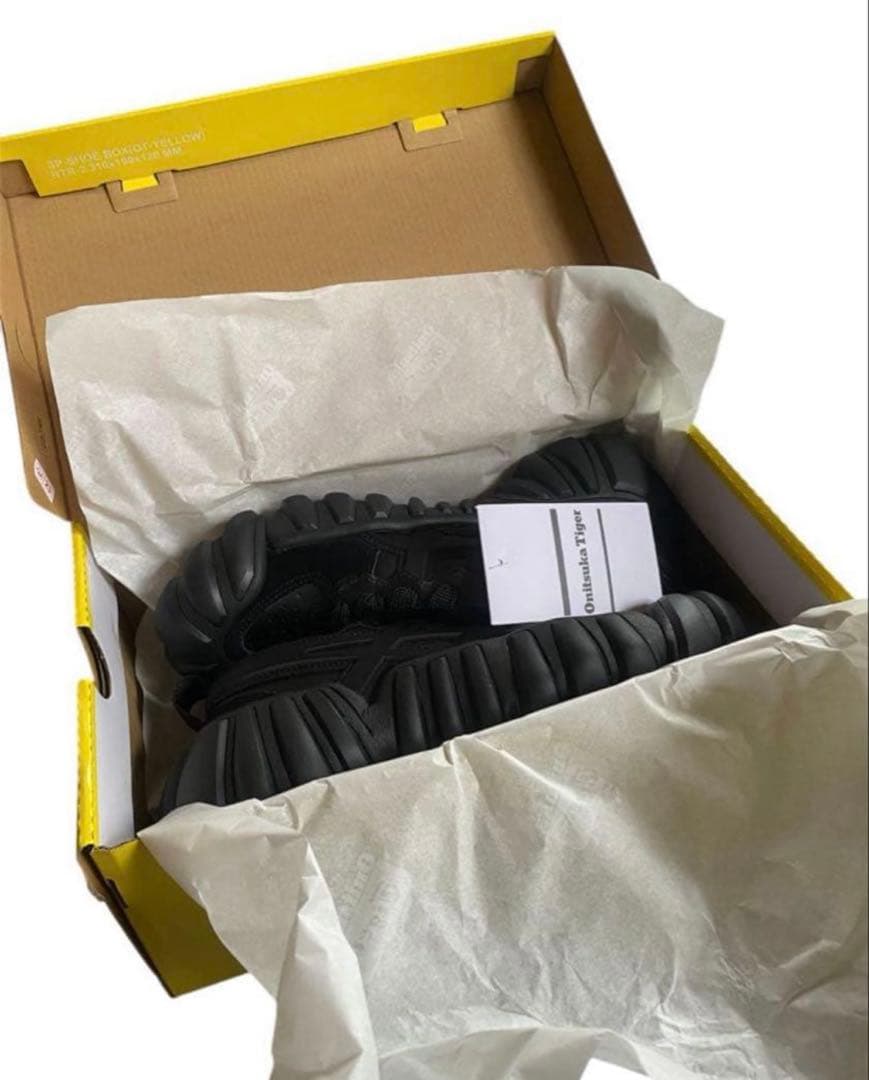 箱付き　新品未使用品　オニツカタイガー　DENTIGRE LS 黒　24センチ