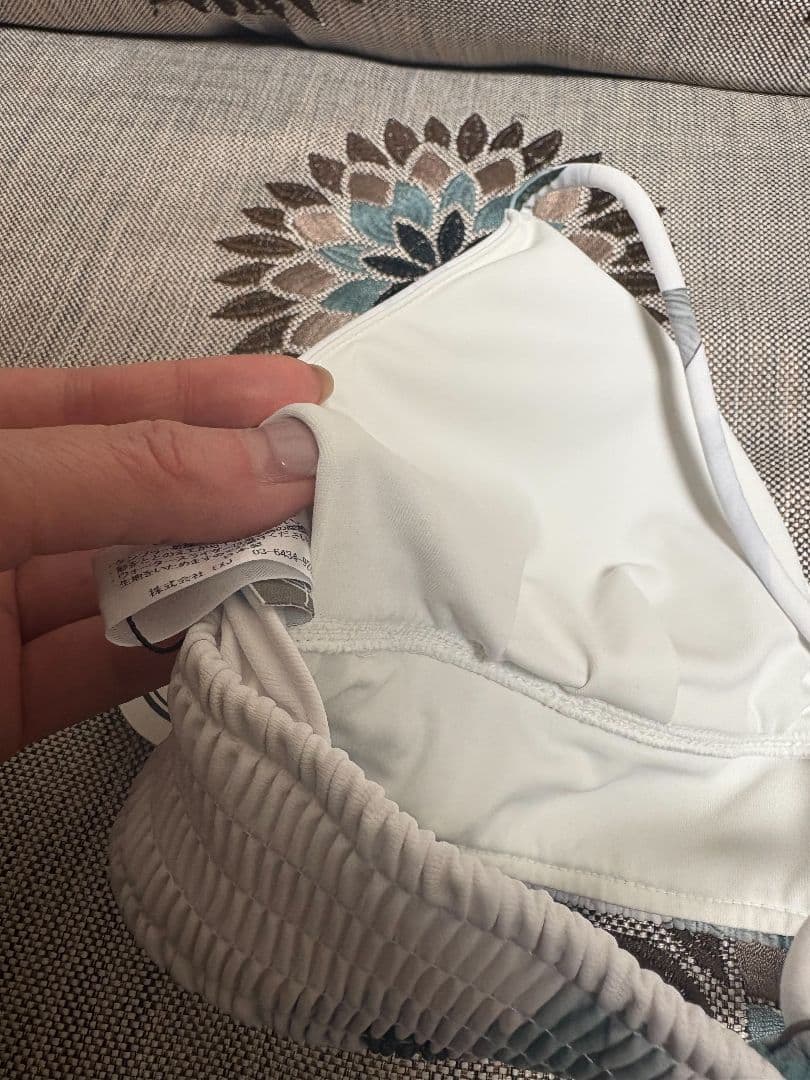 アリシアスタン　定番！リーフ柄ビキニトップ　山中美智子テラハ　Mサイズ　水着