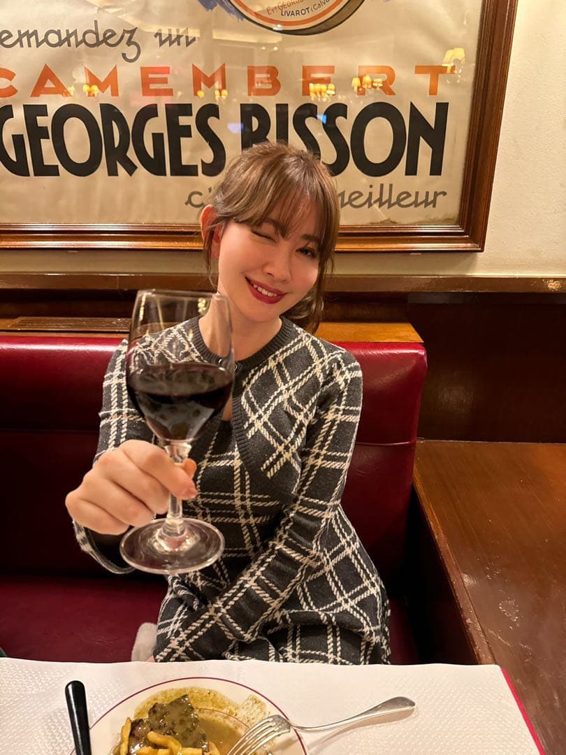 herlipto Pantheon Checked Knit Dress 黒