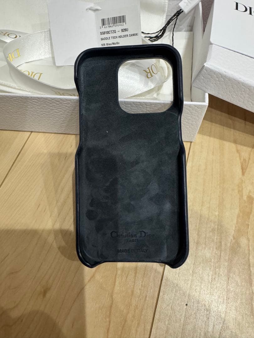 Dior Saddle iPhone15proケース　ブラック