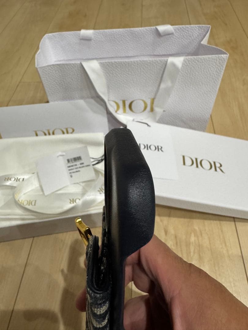 Dior Saddle iPhone15proケース　ブラック