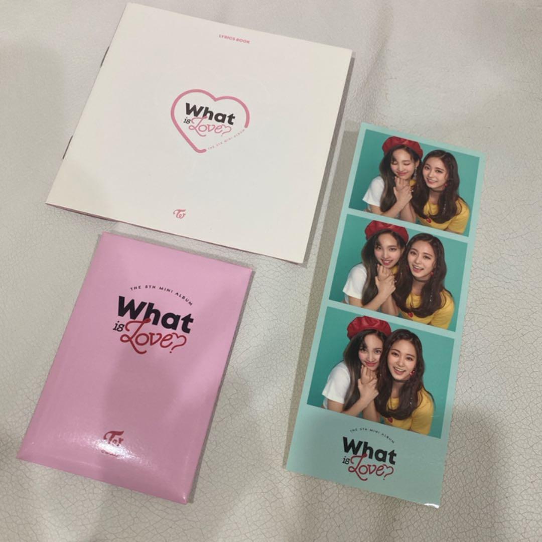TWICE What is Love? 全メンバー直筆サイン入りアルバム 写真集