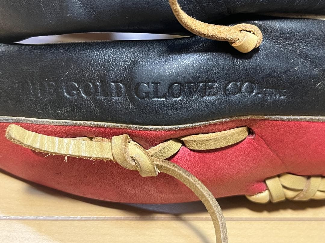 Rawlings 少年軟式用グローブ 黒/赤 内野用 美品